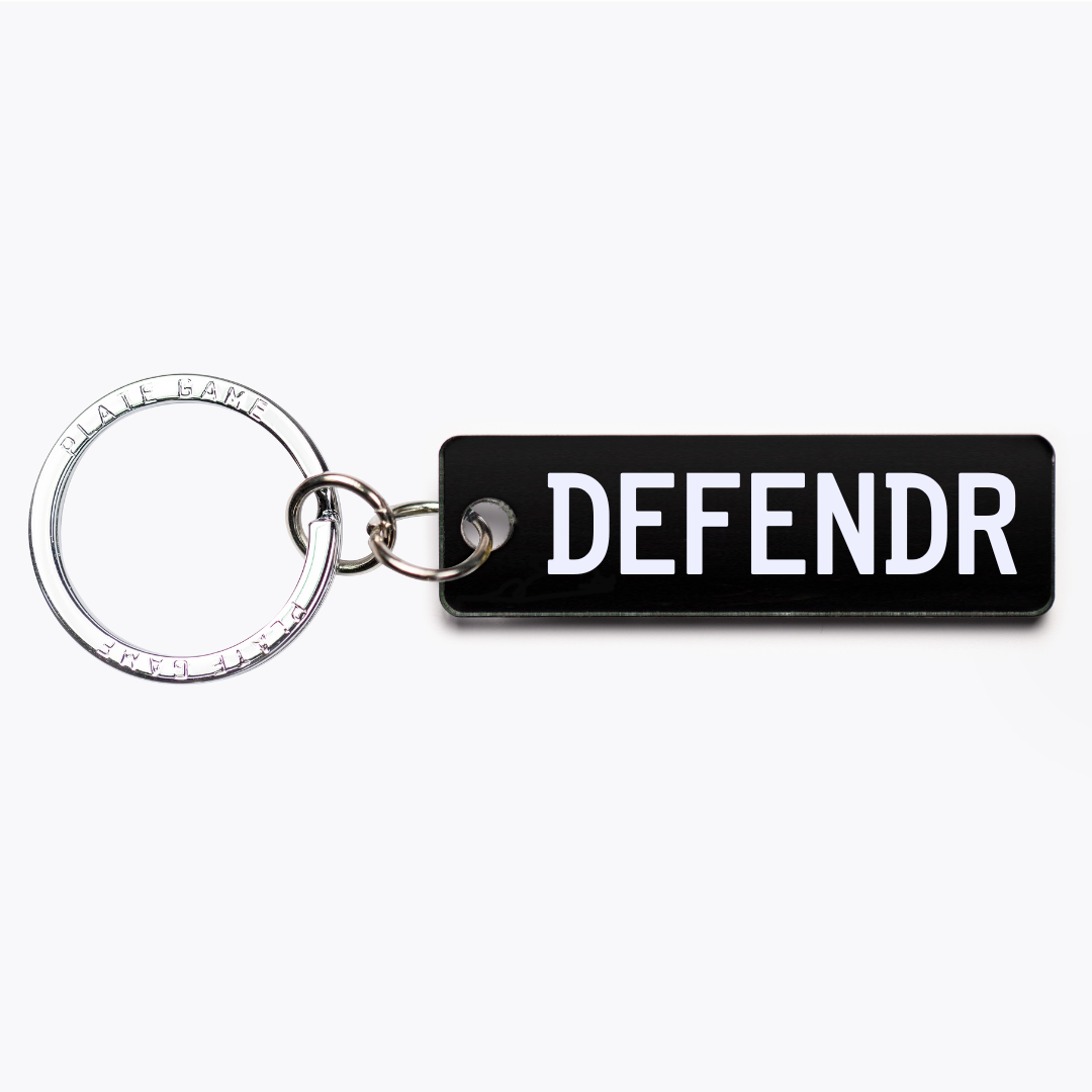 DEFENDER PlateGame Keychain 🔑