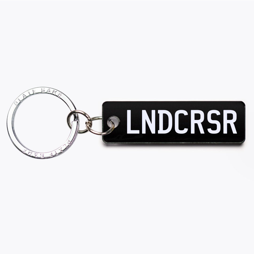 LNDCRSR PlateGame Keychain 🔑