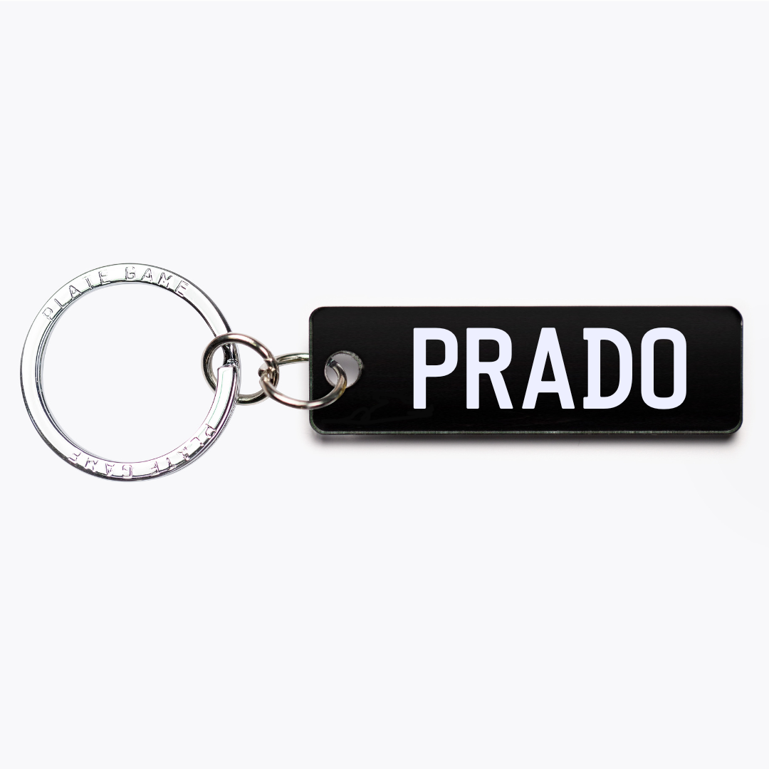 PRADO PlateGame Keychain 🔑