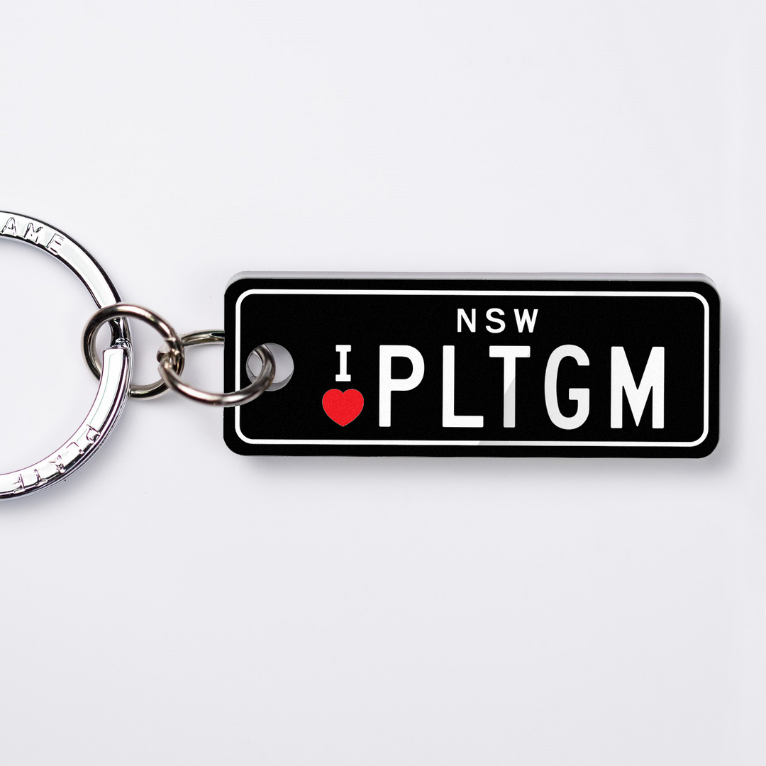 NSW Statement Licence Plate Custom Keychain š„