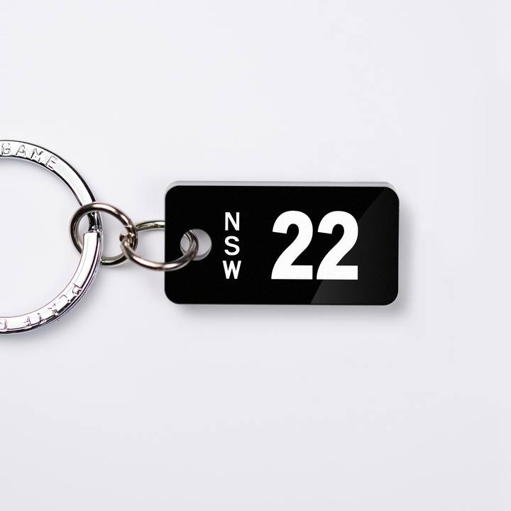 NSW Heritage (Numeric) Licence Plate Custom Keychain 🕹️