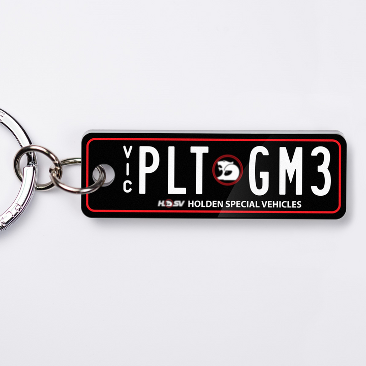 VIC HSV Licence Plate Custom Keychain