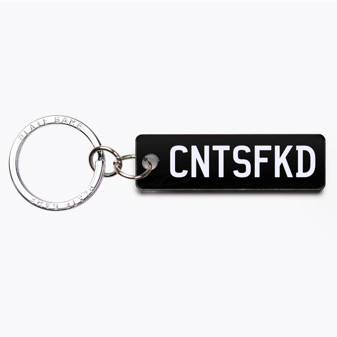 Preset 'CNTSFKD' PlateGame Keychain 🔑