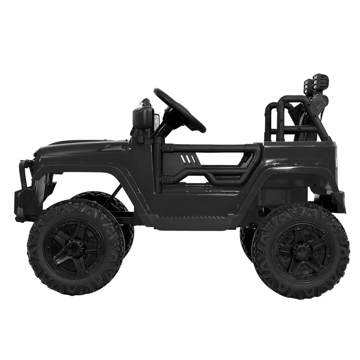 Jeep Toy Electric Ride On Car w/Remote 12V Black