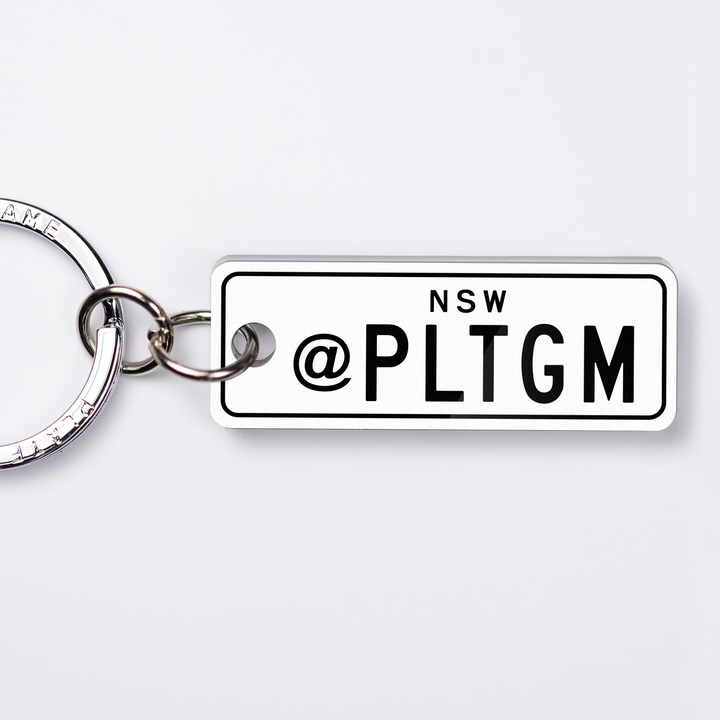 NSW Statement Licence Plate Custom Keychain š„