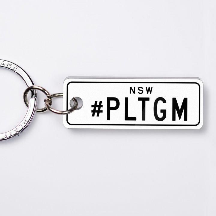 NSW Statement Licence Plate Custom Keychain š„