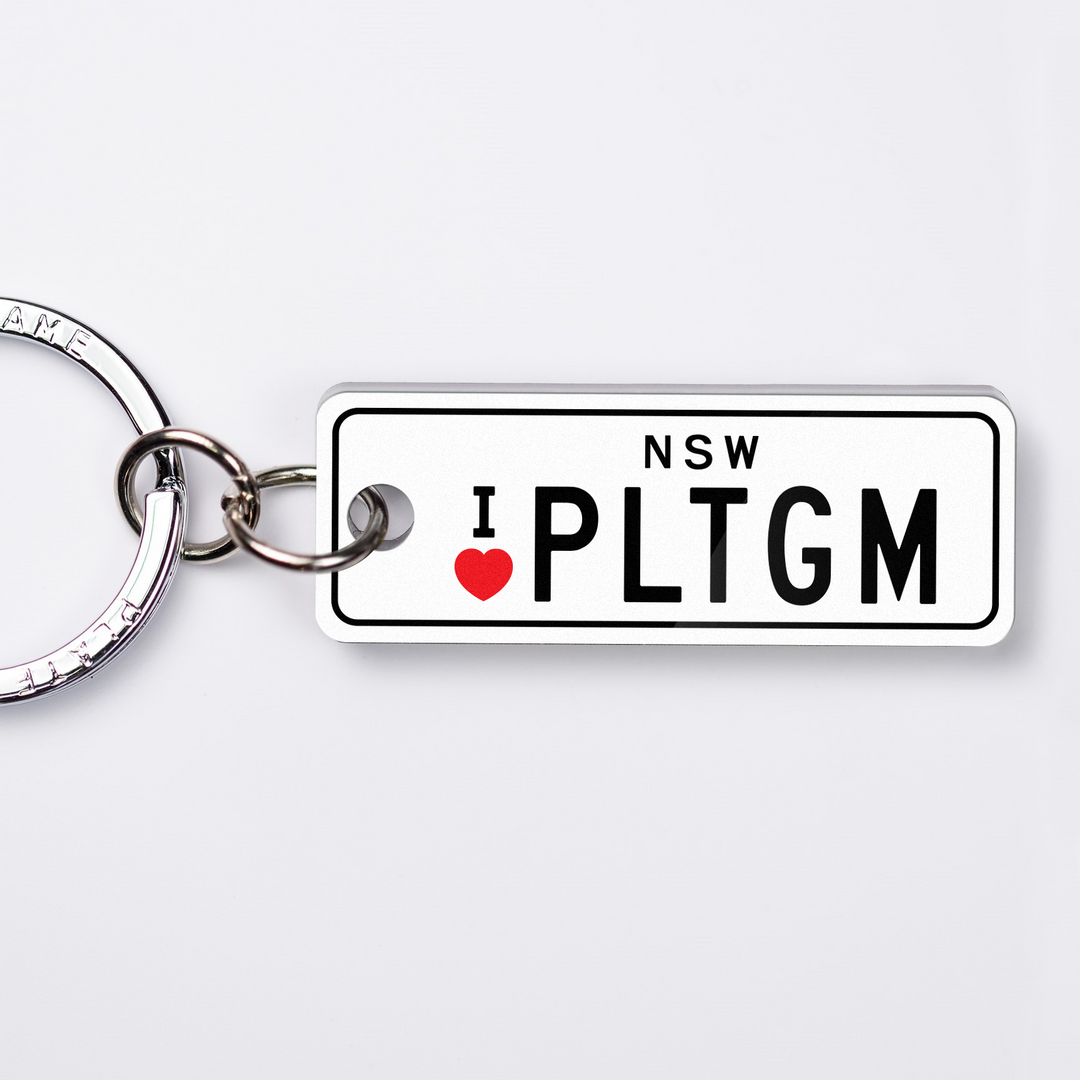 NSW Statement Licence Plate Custom Keychain š„