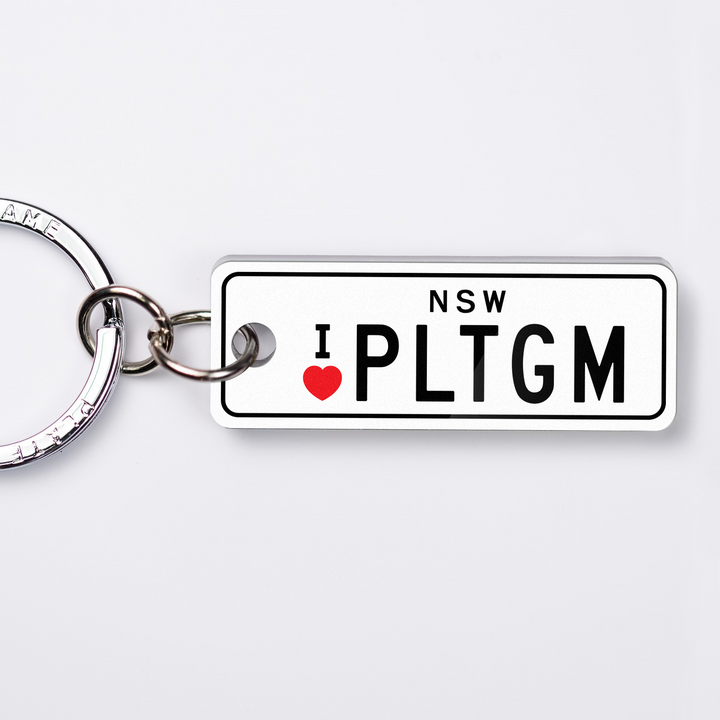 NSW Statement Licence Plate Custom Keychain š„