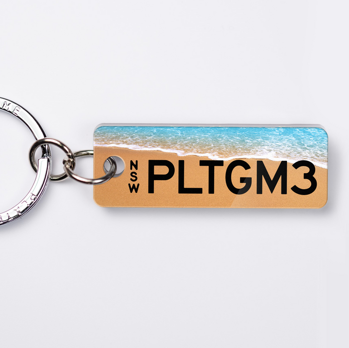 NSW Australiana Licence Plate Custom Keychain