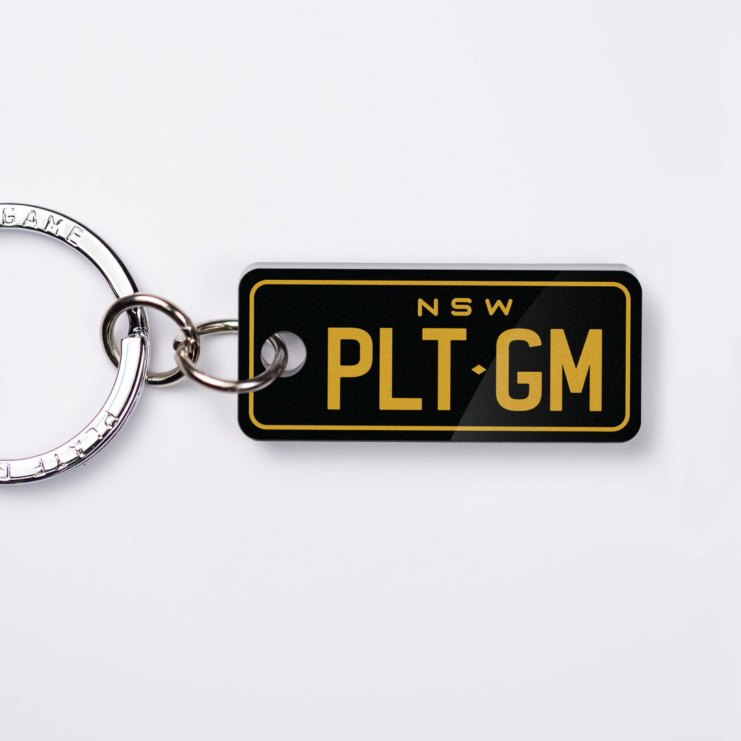 NSW Motorbike Premium Licence Plate Custom Keychain 🏍️