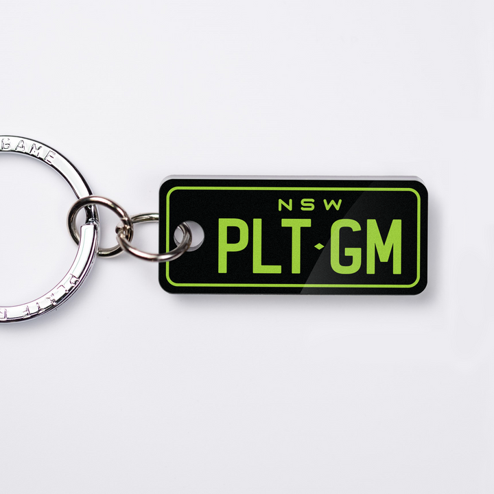 NSW Motorbike Premium Licence Plate Custom Keychain 🏍️