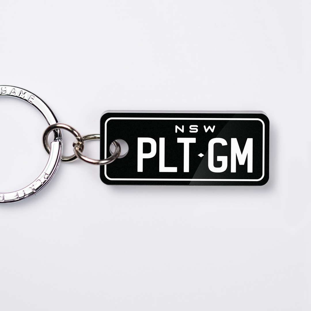 NSW Motorbike Premium Licence Plate Custom Keychain 🏍️