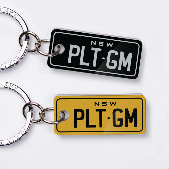 NSW Motorbike Premium Licence Plate Custom Keychain 🏍️