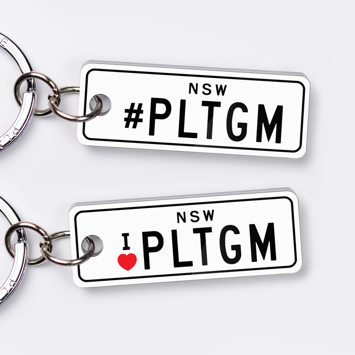 NSW Statement Licence Plate Custom Keychain š„
