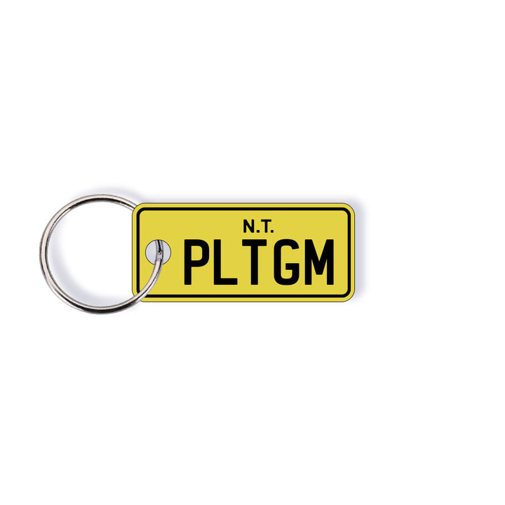 NT Motorbike Licence Plate Custom Keychain