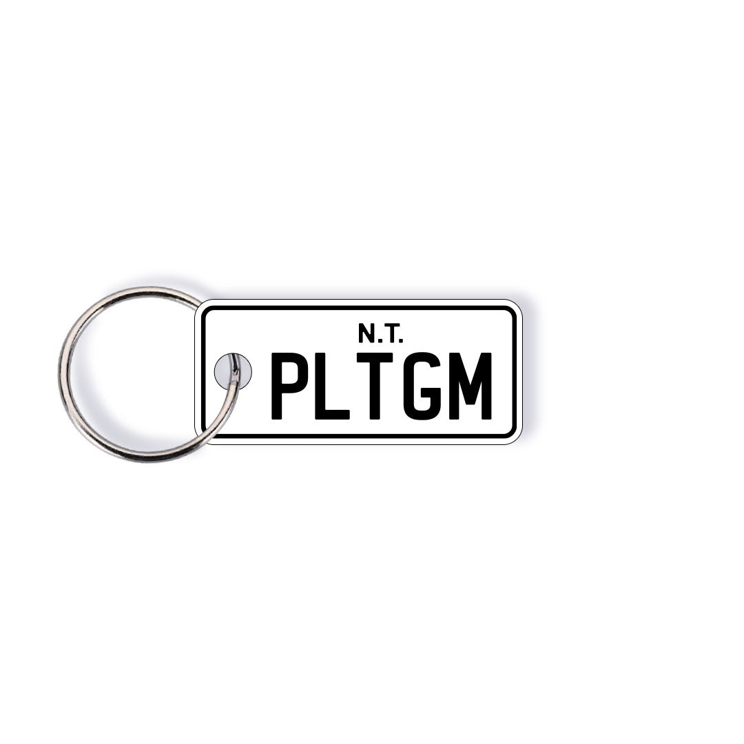 NT Motorbike Licence Plate Custom Keychain