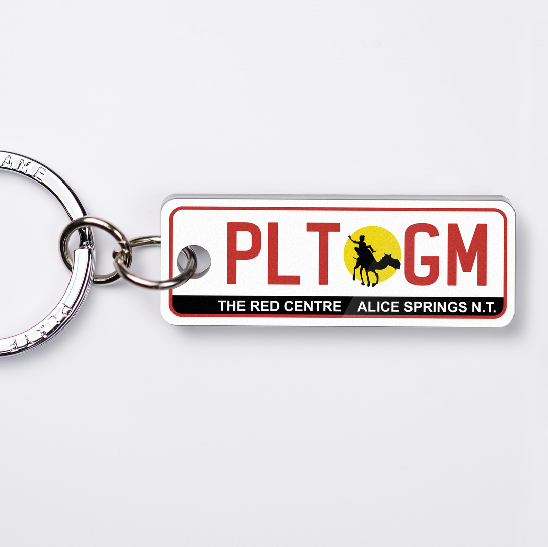 NT Regional Licence Plate Custom Keychain