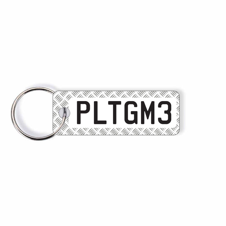 NZ Heavy Duty Licence Plate Custom Keychain