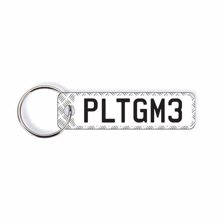 NZ Heavy Duty Licence Plate Custom Keychain