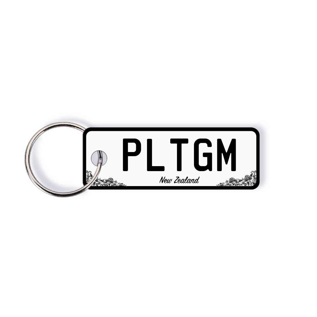 NZ Chic Licence Plate Custom Keychain