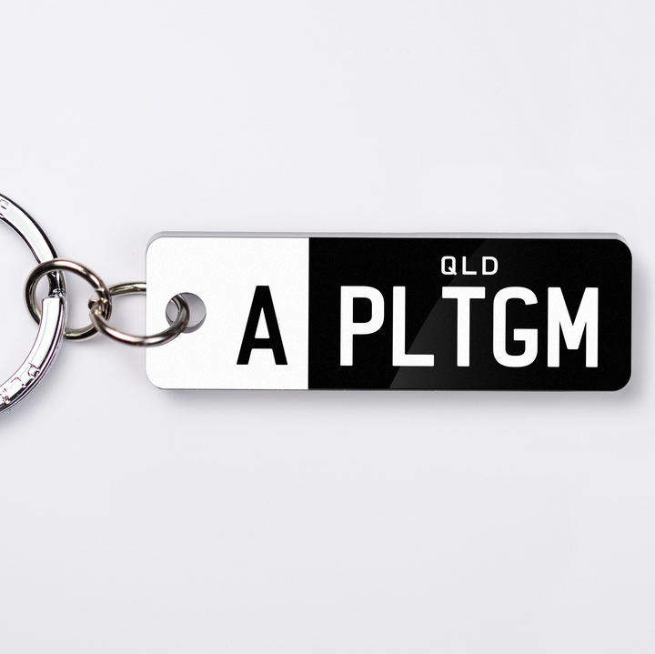 QLD A-plate Licence Plate Custom Keychain