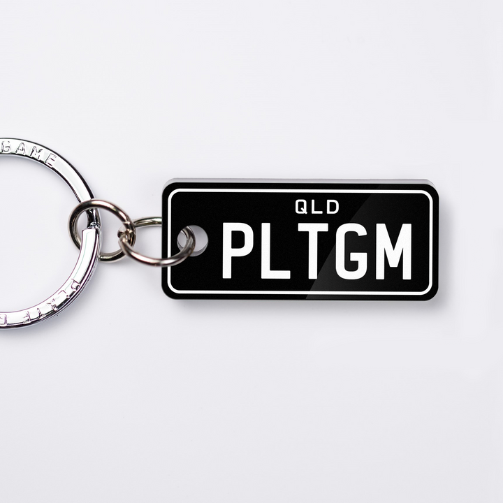 QLD Motorbike Licence Plate Custom Keychain 🏍️