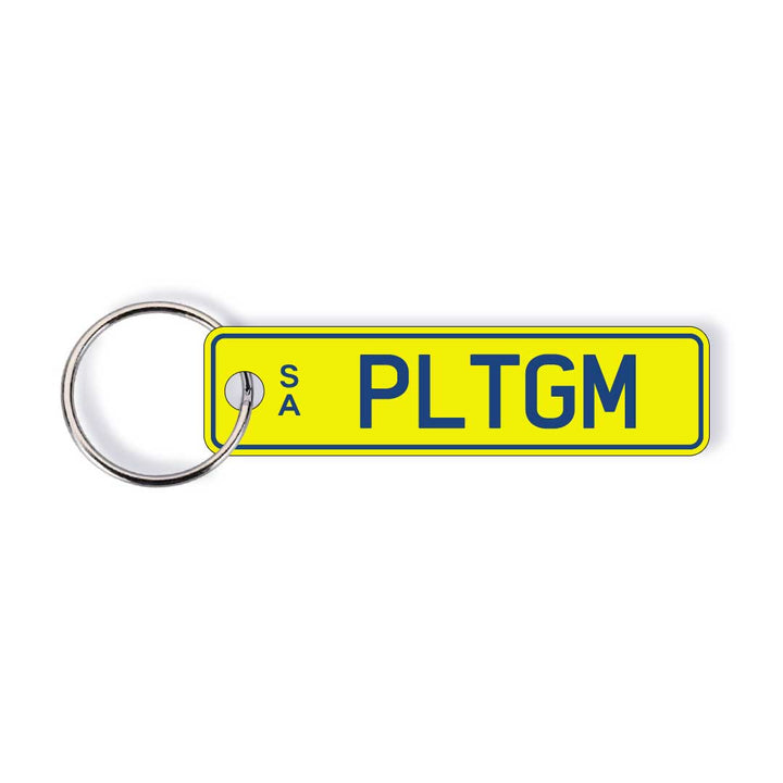 SA Colour Licence Plate Custom Keychain