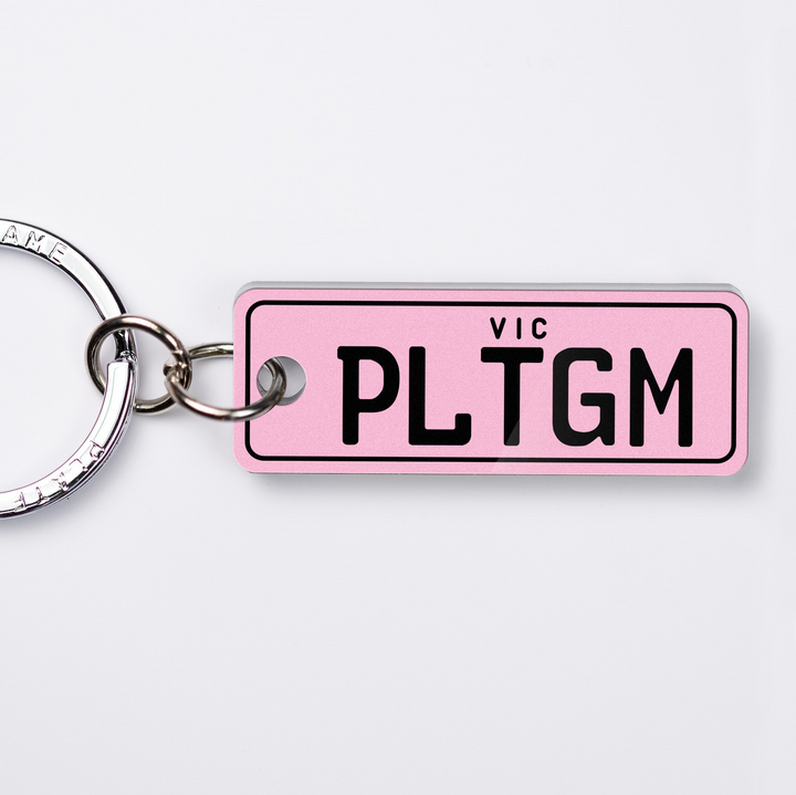VIC Mix Licence Plate Custom Keychain