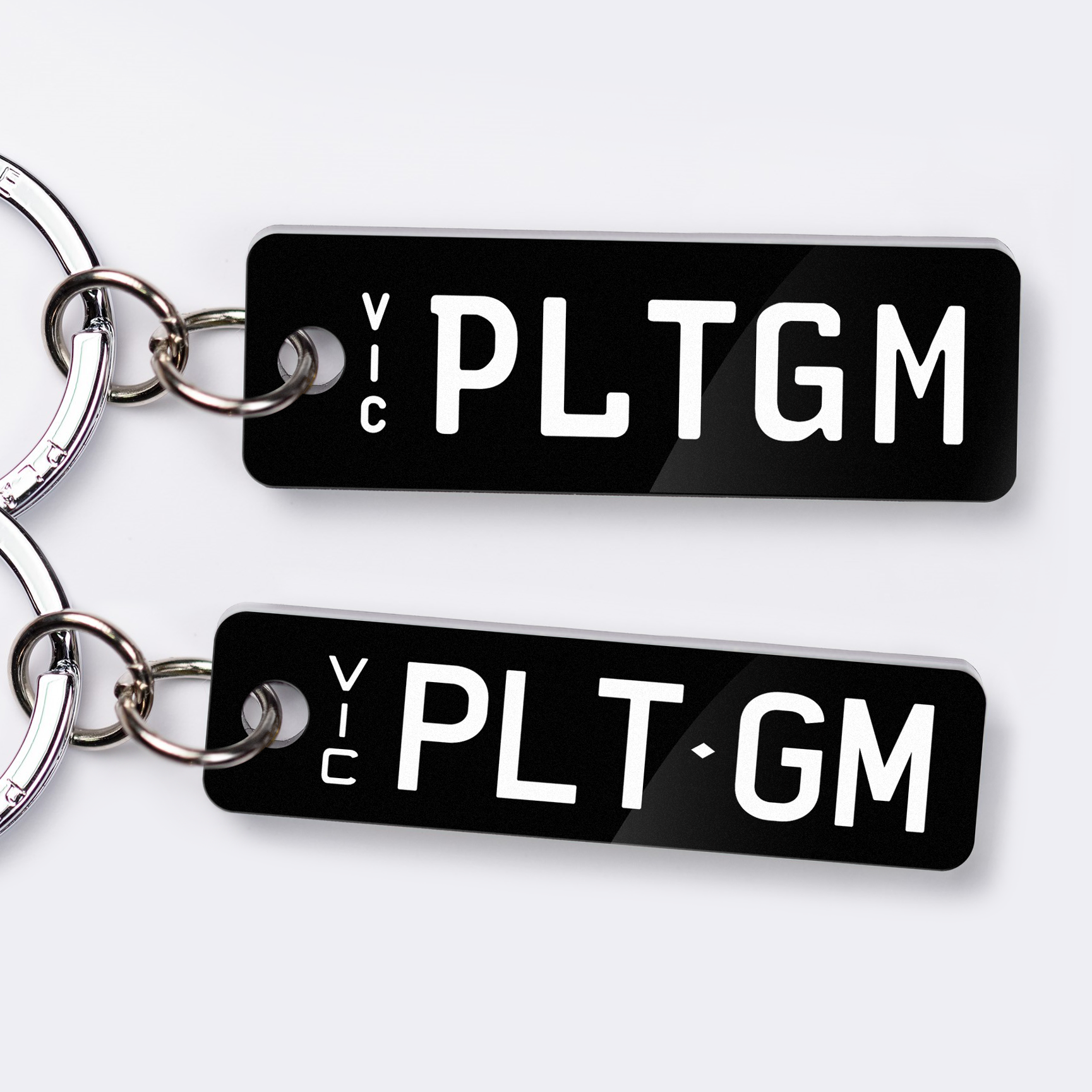 VIC Deluxe Licence Plate Custom Keychain - Main Image