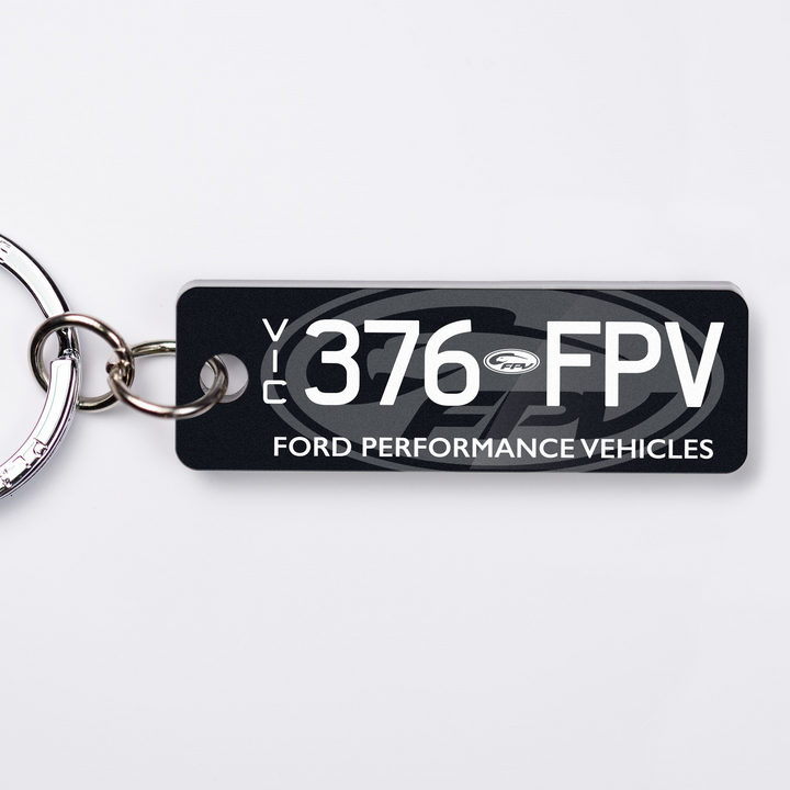 VIC Ford FPV Licence Plate Custom Keychain