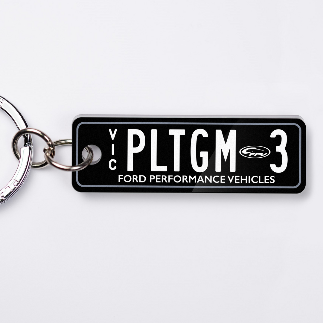 VIC Ford FPV Licence Plate Custom Keychain