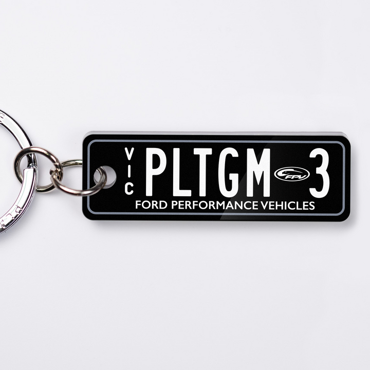 VIC Ford FPV Licence Plate Custom Keychain
