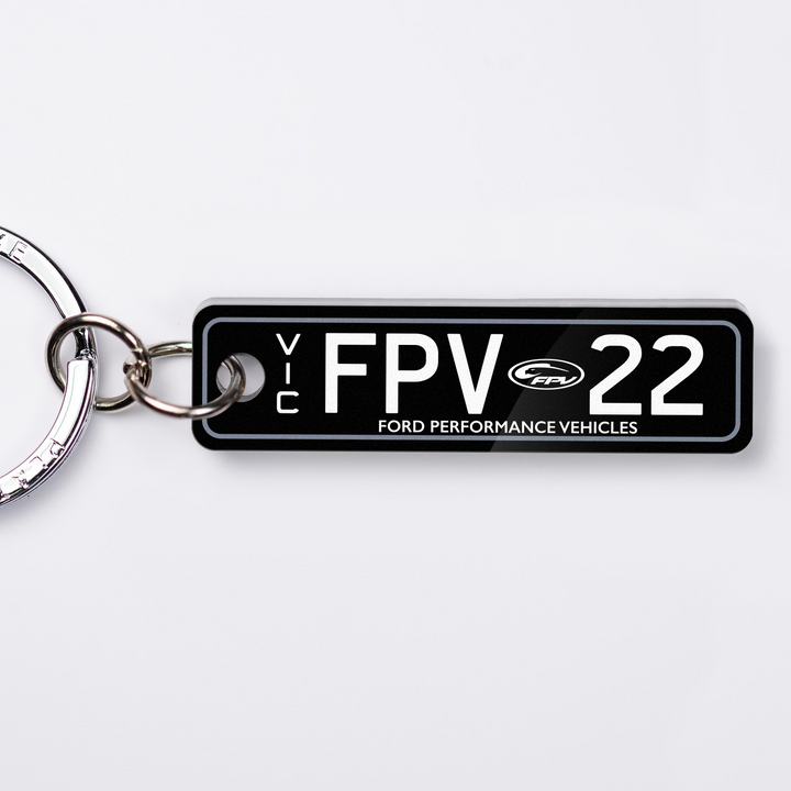 VIC Ford FPV Licence Plate Custom Keychain