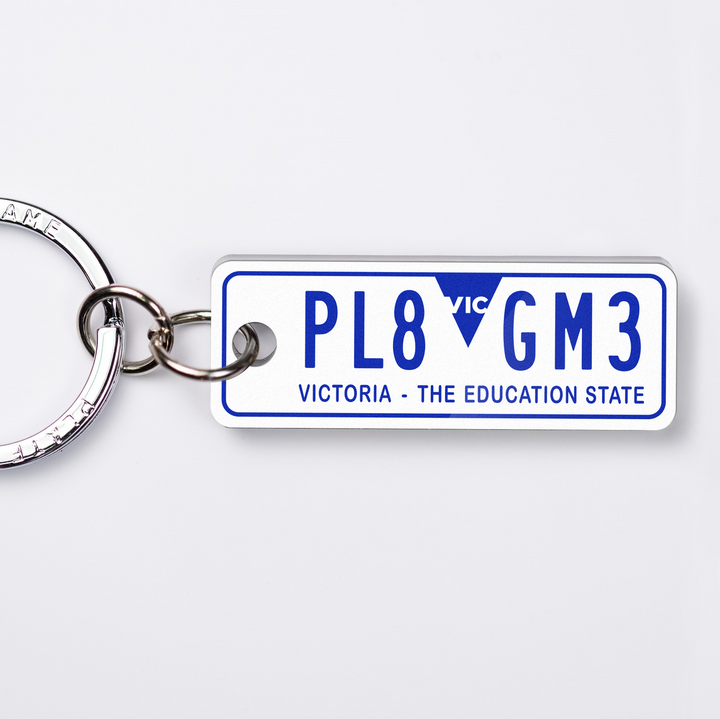 VIC General Issue Licence Plate Custom Keychain
