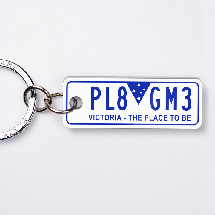VIC General Issue Licence Plate Custom Keychain