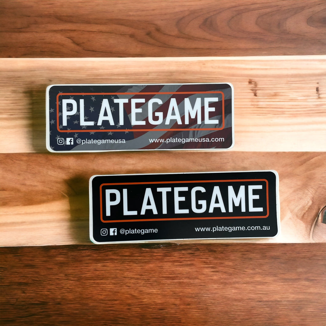 PlateGame Stickers