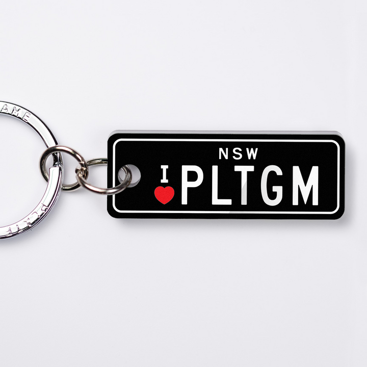 NSW Statement Licence Plate Custom Keychain 💥