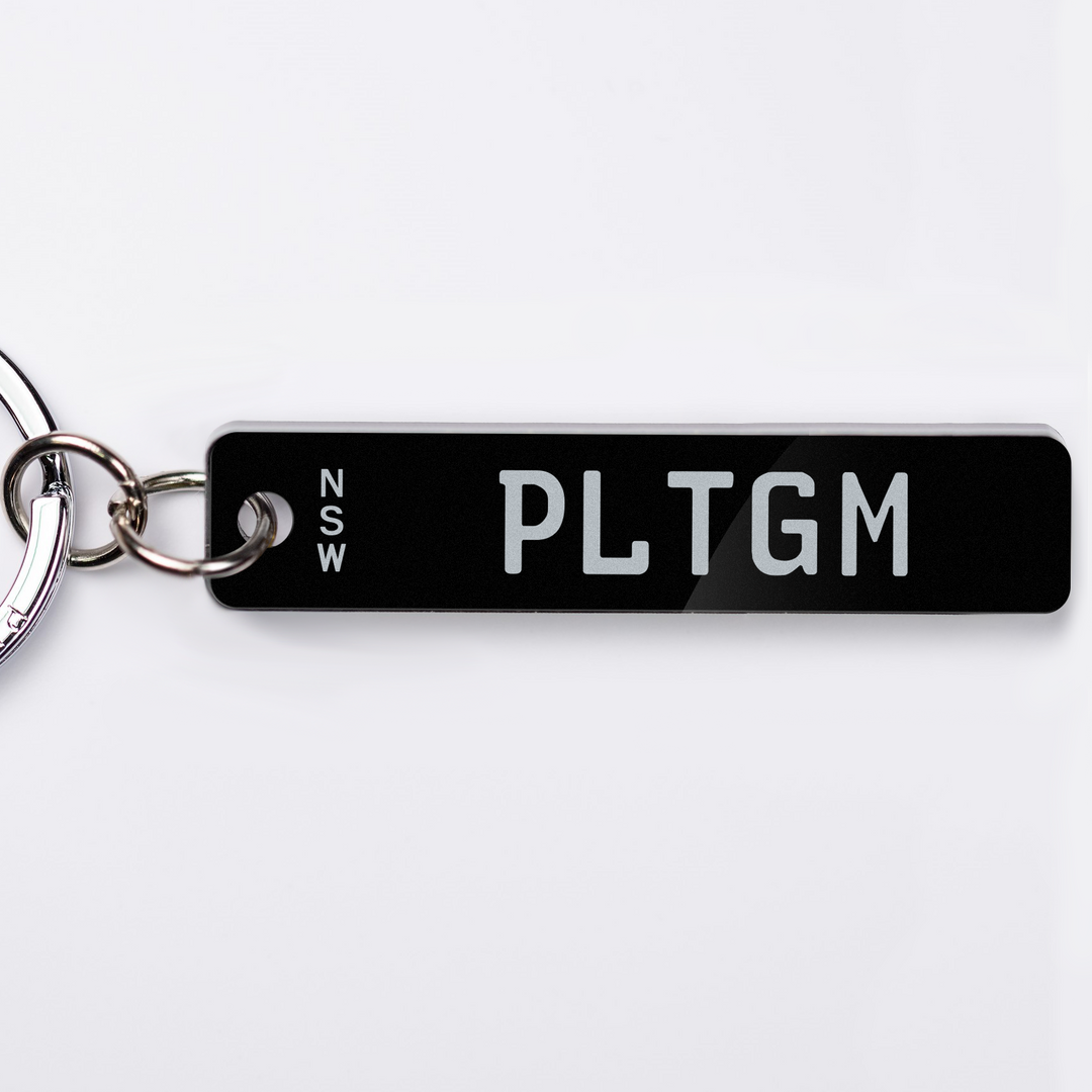 NSW Euro Licence Plate Custom Keychain 🇪🇺