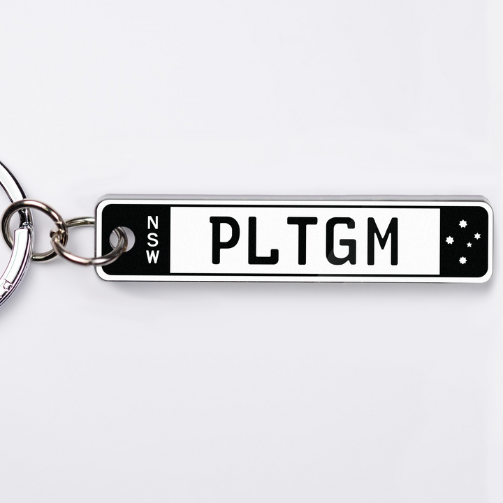 NSW Euro Licence Plate Custom Keychain 🇪🇺