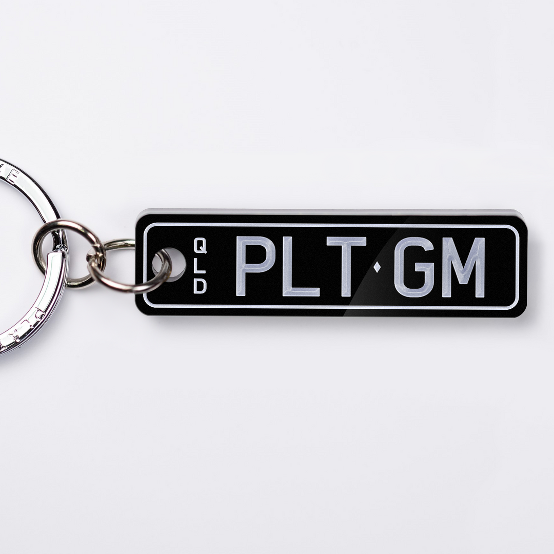 QLD 3D Licence Plate Custom Keychain