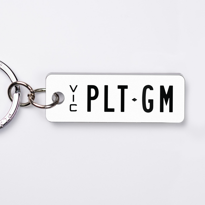 VIC Prestige Licence Plate Custom Keychain