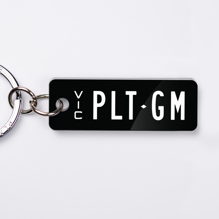 VIC Prestige Licence Plate Custom Keychain