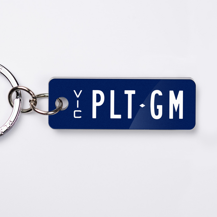 VIC Prestige Licence Plate Custom Keychain