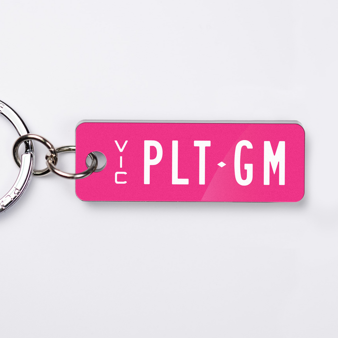 VIC Prestige Licence Plate Custom Keychain