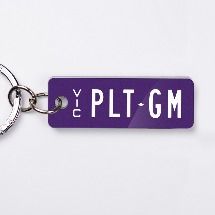 VIC Prestige Licence Plate Custom Keychain