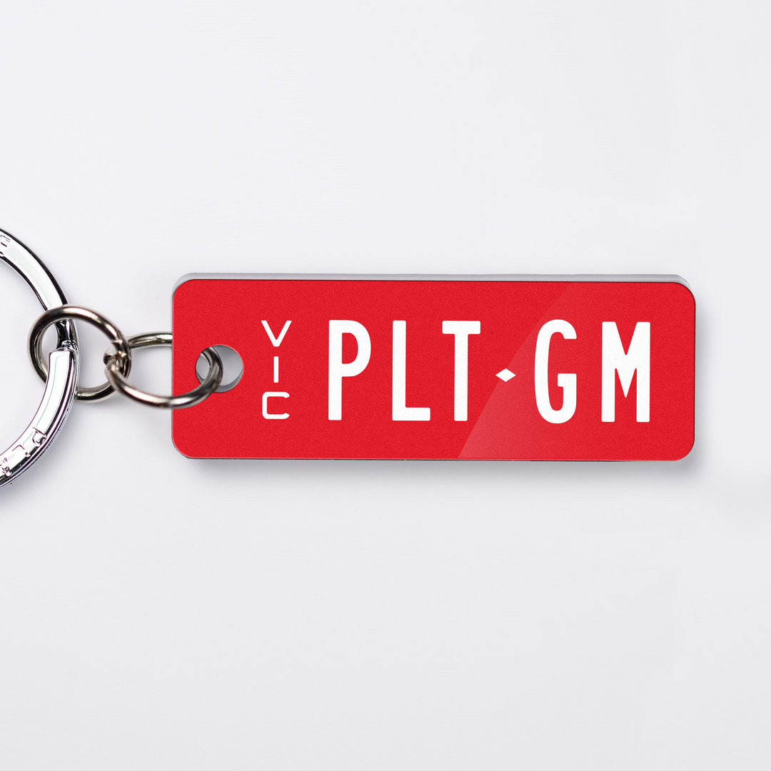 VIC Prestige Licence Plate Custom Keychain