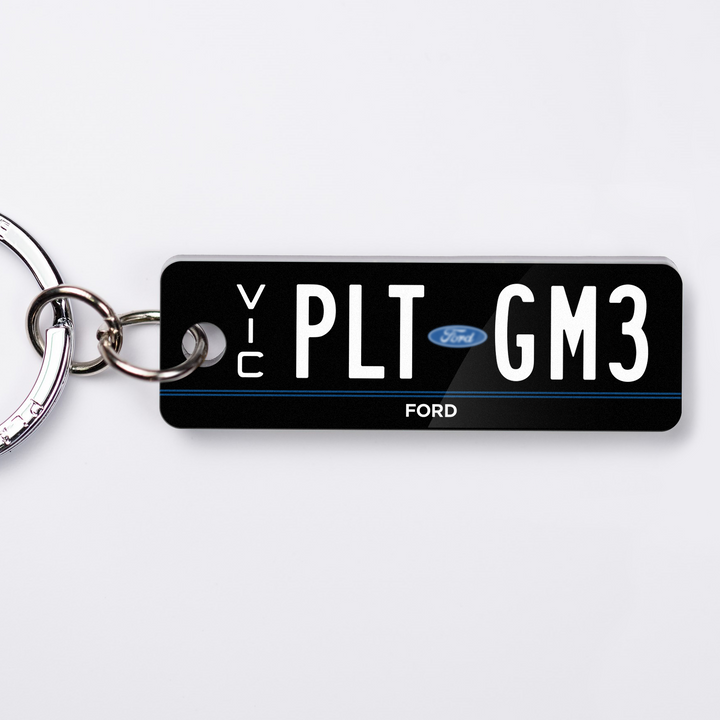VIC Ford Licence Plate Custom Keychain