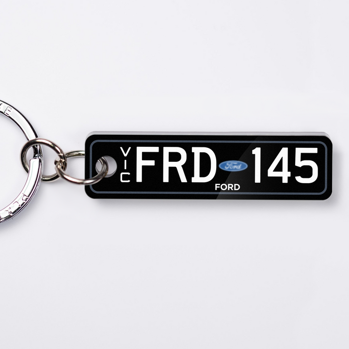 VIC Ford Licence Plate Custom Keychain