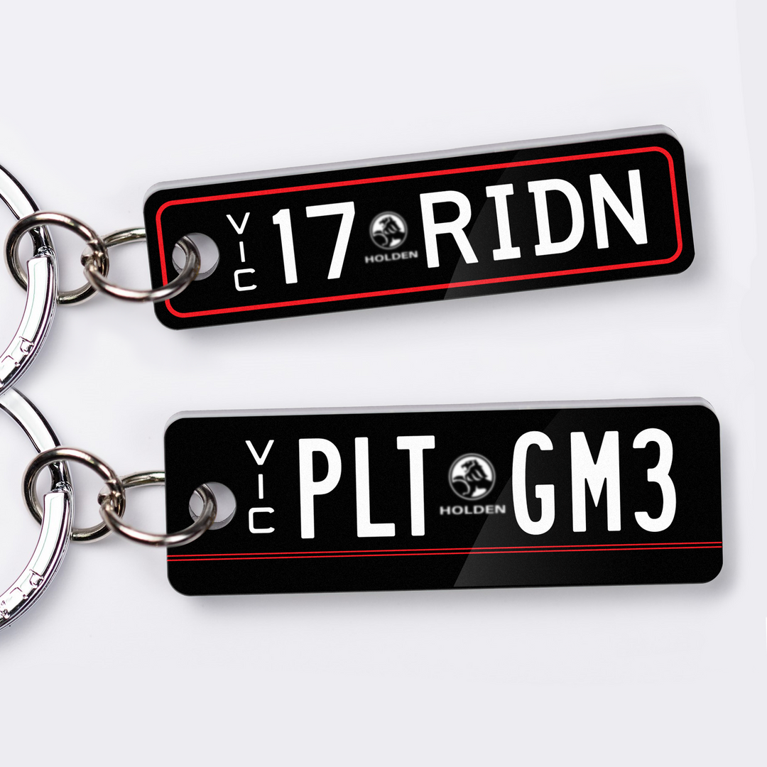 VIC Holden Licence Plate Custom Keychain