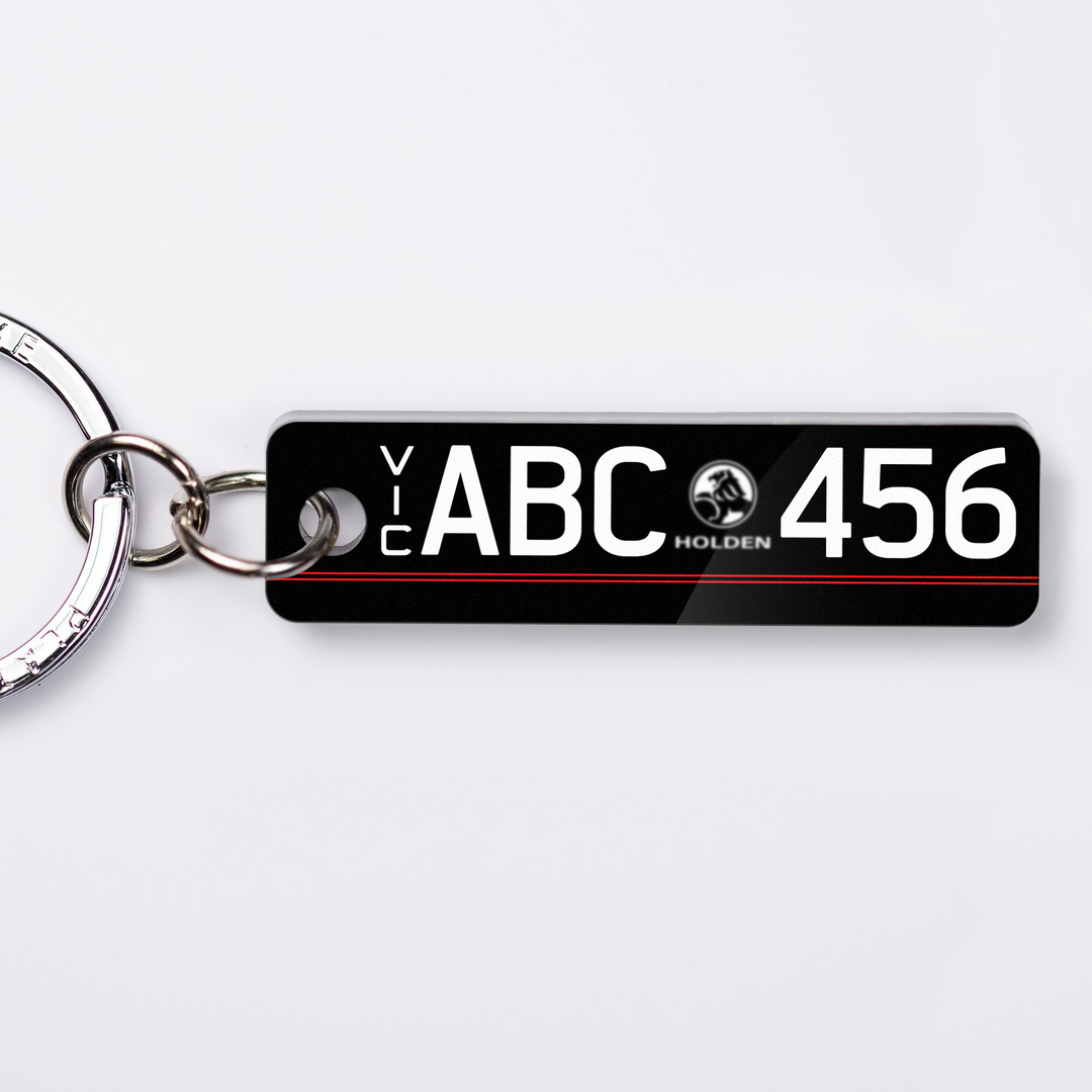 VIC Holden Licence Plate Custom Keychain